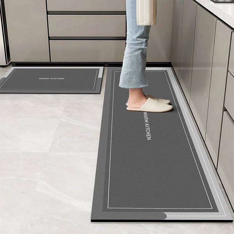 PVC Leather Kitchen Floor Mat – Waterproof & Non-Slip Rug Kitchen Floor Mat HIP GU4713-P Custom Inquiry