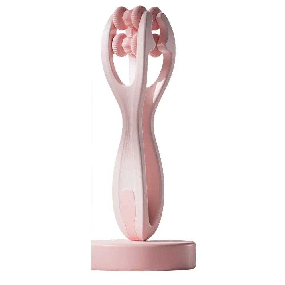 RUZOFO Dual-Row Roller Finger Massager – Portable Hand Tool Finger Roller Massager HIP C744-Pink-1pcs