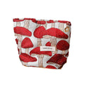 Canvas Makeup Bag Red Mushroom Print – M & L Sizes | HIP Cosmetic Makeup Bag HIP M