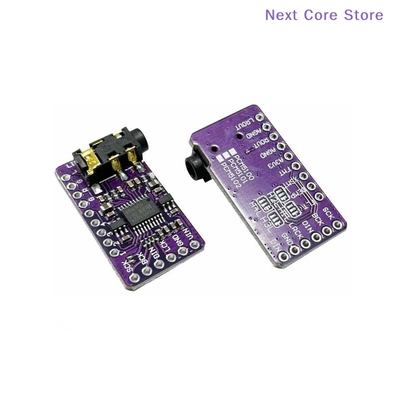 PCM5102A I2S DAC Module – Raspberry Pi PHAT Audio Board DAC Audio Module HIP