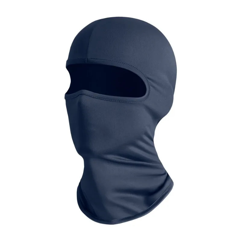Breathable UV Ice Silk Face Mask & Neck Scarf – Men & Women Outdoor Face Scarf HIP C215-Dark Blue-1PCS