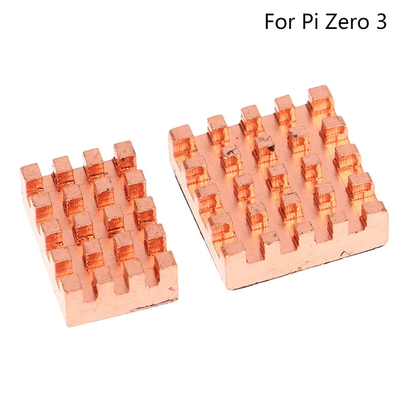 Copper & Aluminum Heatsink Cooling Kit – Orange Pi Zero 3/3B SBC Heatsink Kit HIP Pure CopperZero 3