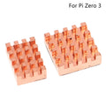 Copper & Aluminum Heatsink Cooling Kit – Orange Pi Zero 3/3B SBC Heatsink Kit HIP Pure CopperZero 3
