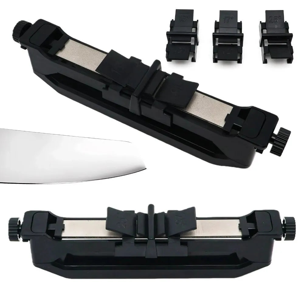 Knife Sharpener with Angle Guides – 800/1000 Grit, 3 Angles Knife Sharpener HIP