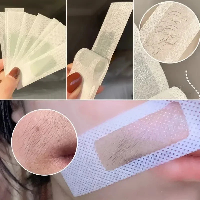 5/10/15/20stick Professional Hair Removal Wax Strips for Summer Depilation Double Sided Cold Wax Paper for Leg Body Face Useful HIP