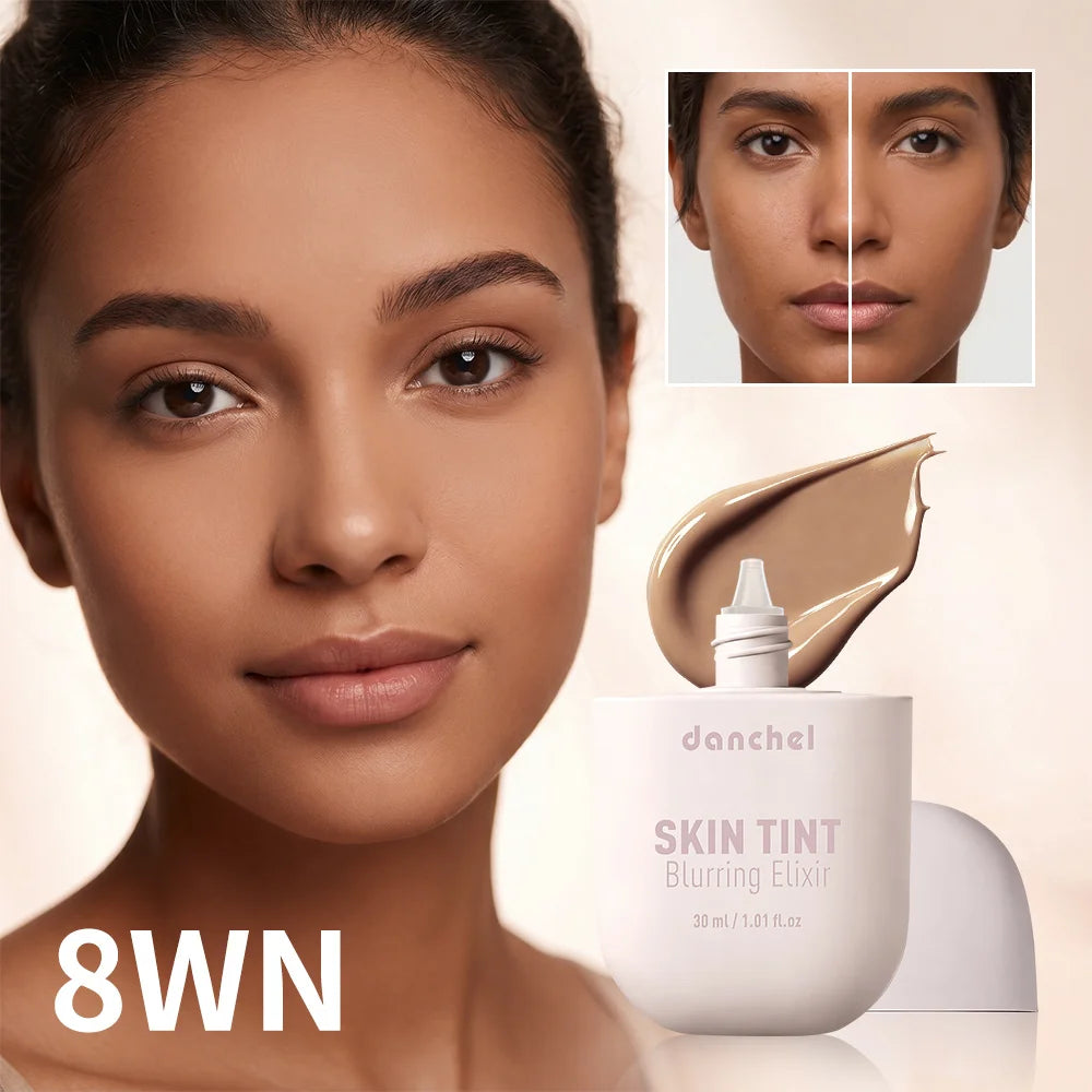 Skin Tint Blurring Elixir Foundation 24 Colors Concealer Blur Pores Fine Lines Long Lasting Hydrating Makeup For All Skin Tone HIP