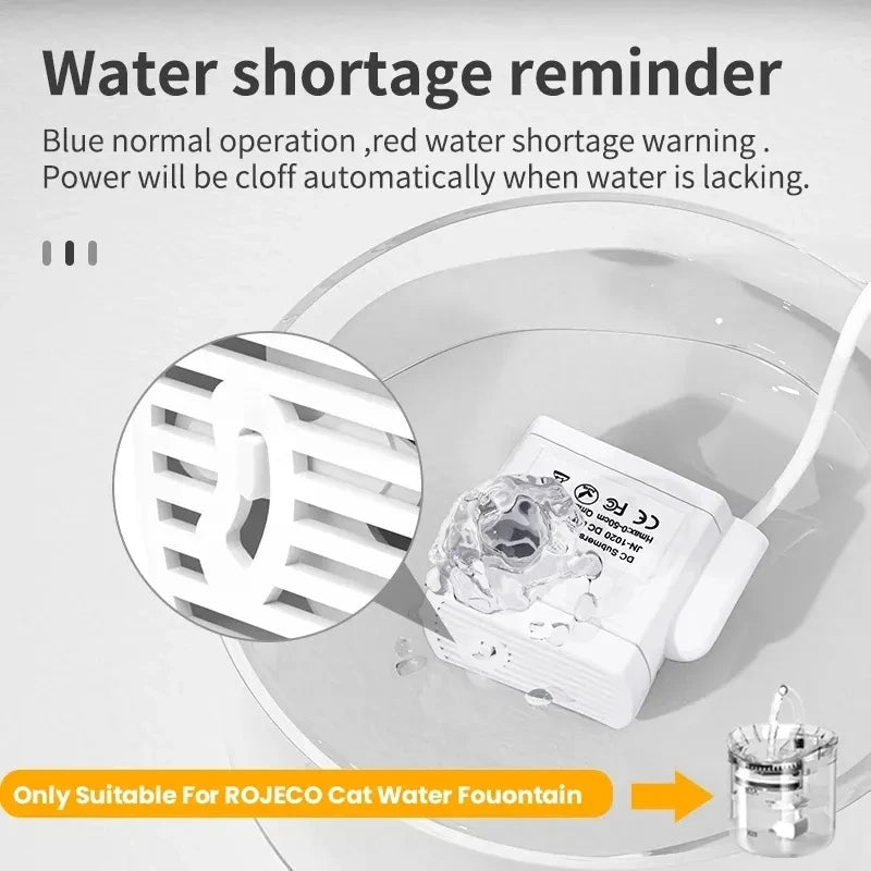 USB Water Pump For Multiple Styles Pet Cat Water Fountain Auto Cat Dog Drinking Fountain Replacement Water Mute Pump Accessories HIP