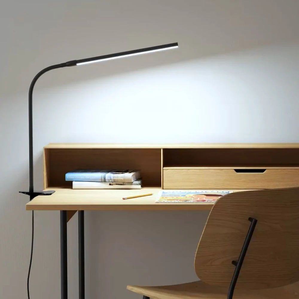 YNL LED USB Desk Lamp with Clamp – Dimmable Reading Light LED Clamp Desk Lamp HIP