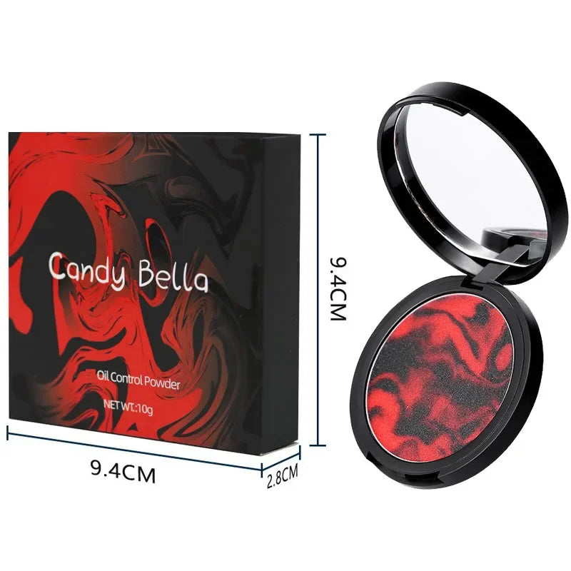 CandyBella Setting Powder Oil Control Long-Lasting Waterproof Concealer Transparent Jelly Matte Compact Face Loose Powder Makeup HIP