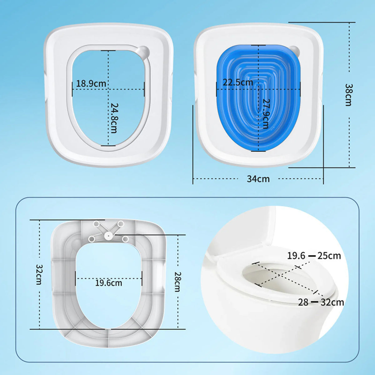 Cat Toilet Training Kit Universal Reusable Environmentally Friendly Cat Toilet Trainer for Pet Cleaning HIP