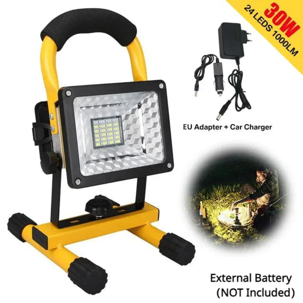 ESMARTER 30W/60W Rechargeable LED Floodlight – IP65 Outdoor Portable LED Floodlight HIP
