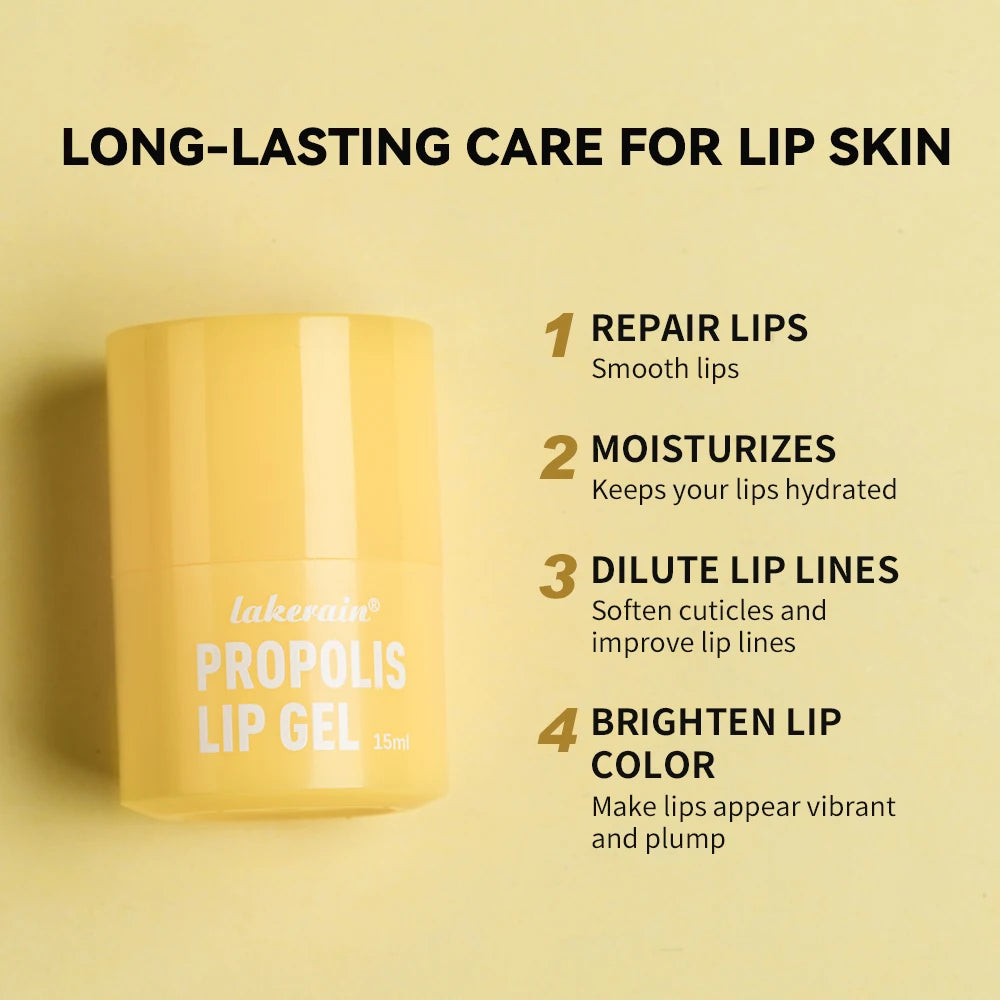 Honey Lip Hydrating Lip Balm & Mask 12hrs Long-lasting Moisture Butter Propolis Lipcerin Gentle Dispenser Exfoliation Twist Kore HIP