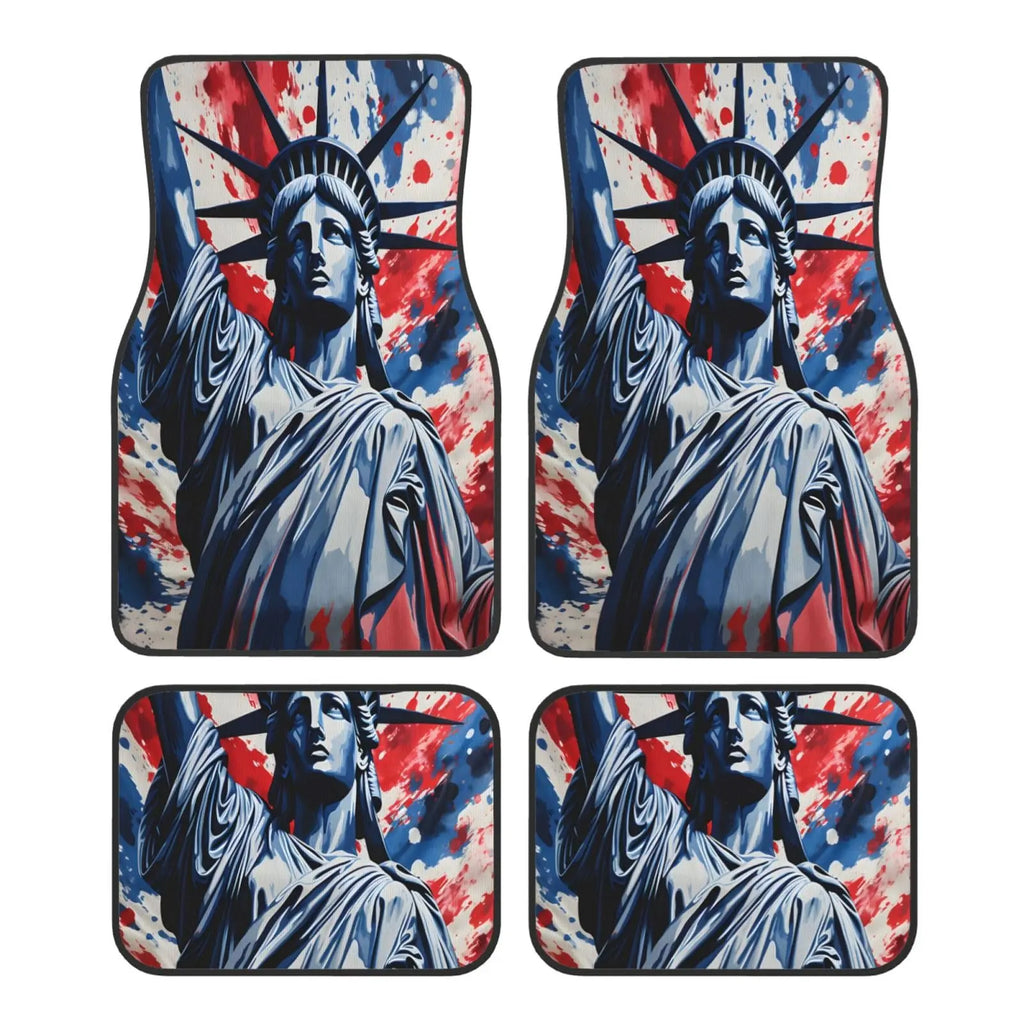 Statue of Liberty USA Car Floor Mats – 4-Piece Set Car Floor Mats HIP 1 one size