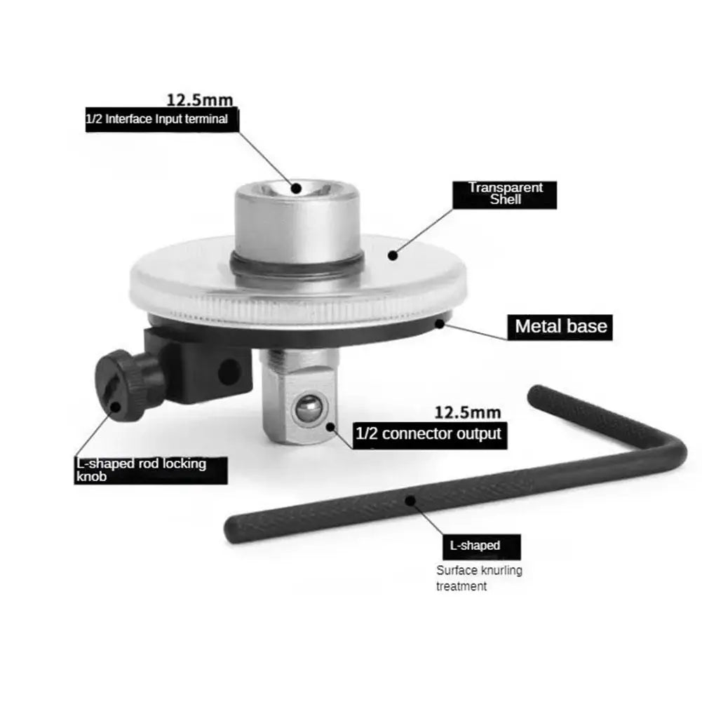 NEW Torque Wrench Torquemeter Dial Automotive Tools Hand Tool Auto Service Equipment Garage Tools Calibrated In Degrees HIP