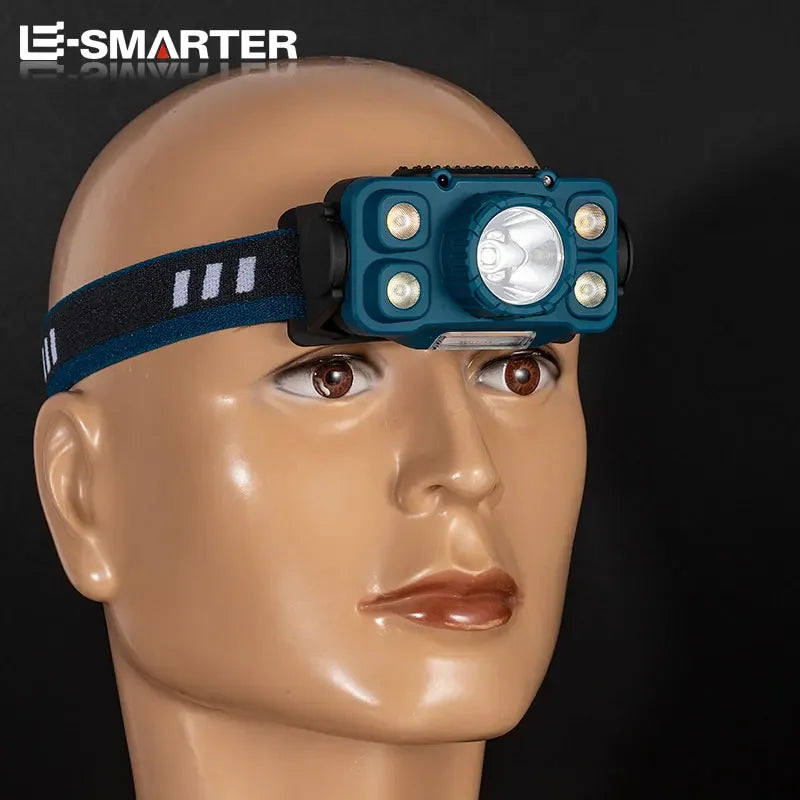 ESMARTER LED Headlamp USB Rechargeable Waterproof High Lumens LED Headlamp HIP