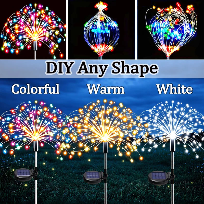 Solar LED Garden Stake Light – Waterproof Outdoor Path Lamp Solar Garden Stake Light HIP