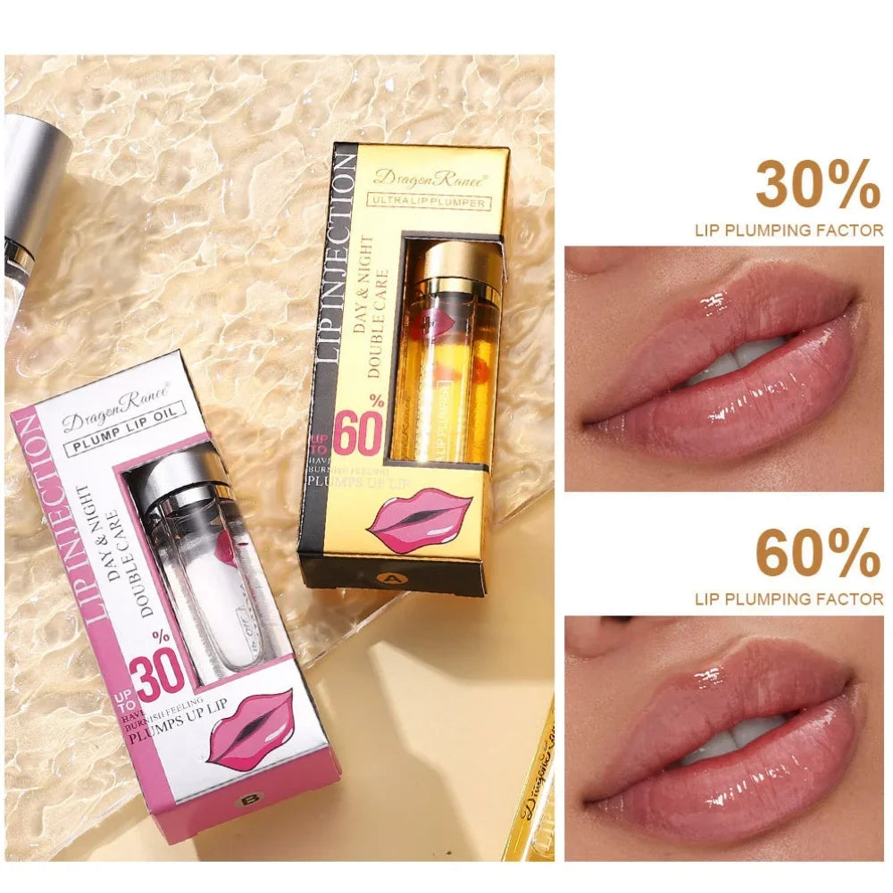 Dragon Ranee Ginger Lip Plumper Oil – Roll-On Gloss & Serum Lip Plumper Oil HIP