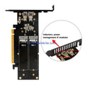 PCIe 5.0 x16 NVMe M.2 SSD Expansion Card – 4 Slots & RAID NVMe Expansion Card HIP CN