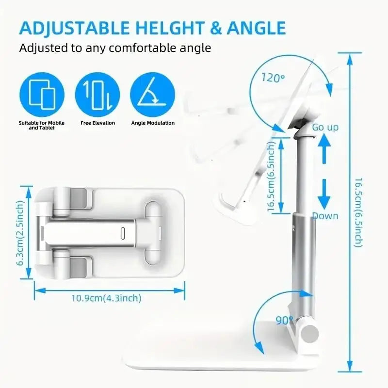 Foldable Adjustable Phone Stand – Universal Desktop Holder Phone Desk Stand HIP
