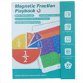 Magnetic Fraction Puzzle Book – Kids Math Learning Tool Educational Math Puzzle HIP Multicolor
