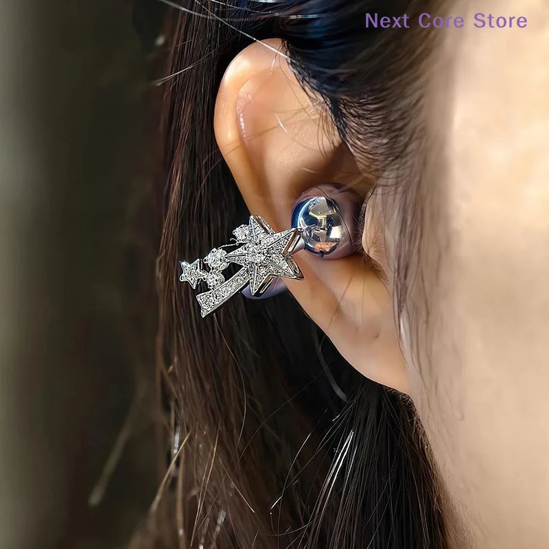 Rhinestone Earbud Decoration Clips – Zircon Charm Pair Earbud Decoration Clip HIP