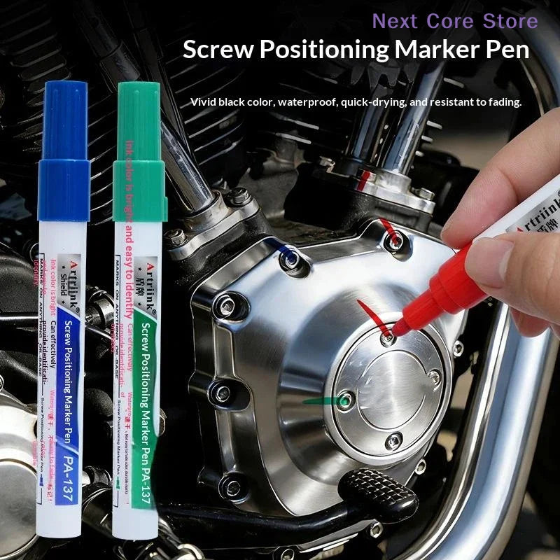 Screw Positioning Marker Pen – Waterproof Permanent 2-Pack Industrial Marker Pen HIP