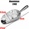 Aluminum Ice Scoop 6oz 12oz 24oz – Bar & Kitchen Tool Aluminum Ice Scoop HIP Aluminium 24oz