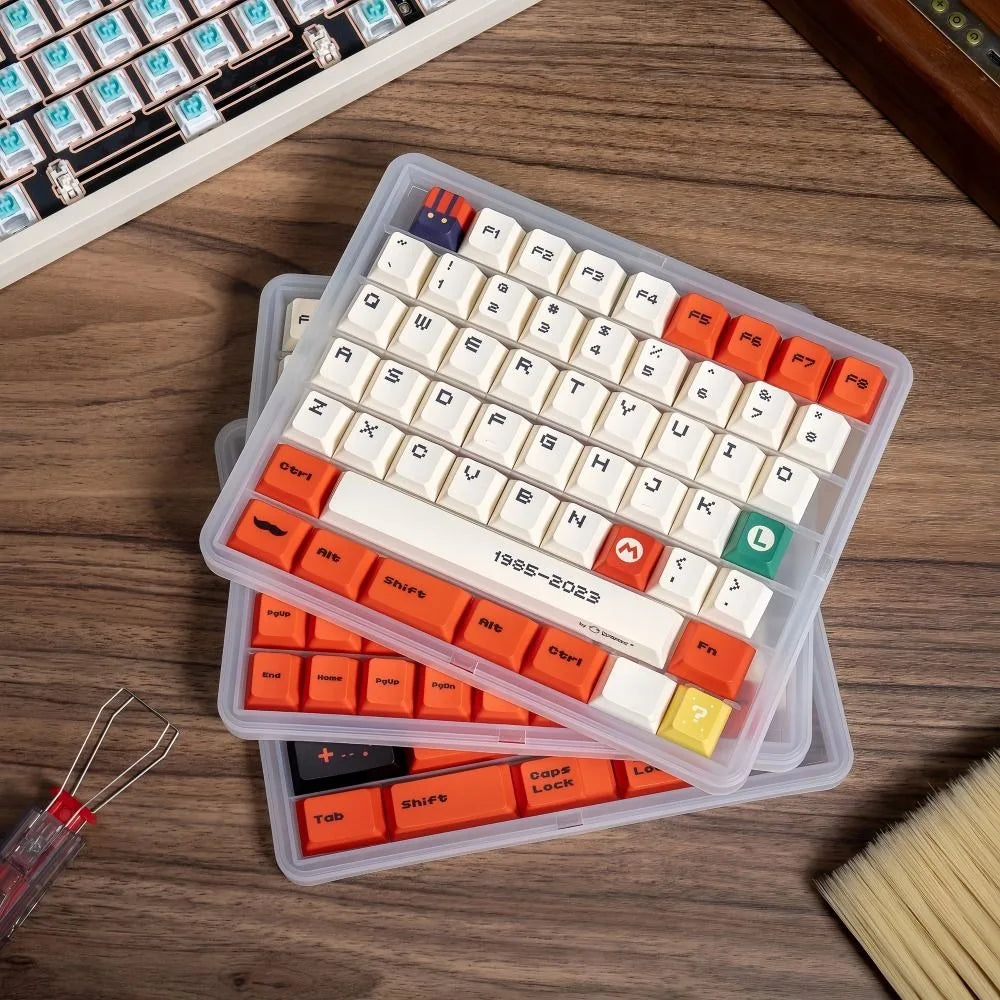 Stackable Keycap Storage Case – 3-Layer Dustproof, 145 Keys Keycap Storage Case HIP