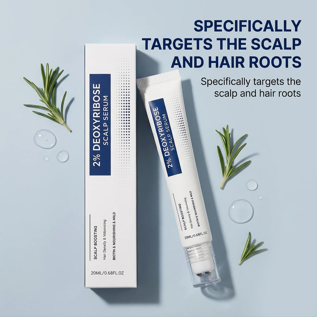 Scalp Essence Serum Roller – Nourishing, Hydrating Hair Root Scalp Serum Roller HIP