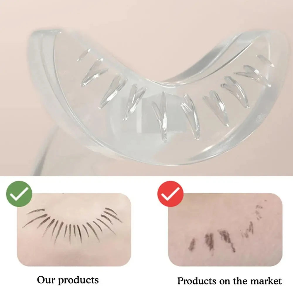 False Eyelash Stamp Natural Lower Eyelash Extensions Makeup Tool Under Eyelash Makeup Stamp Mascara Stick HIP