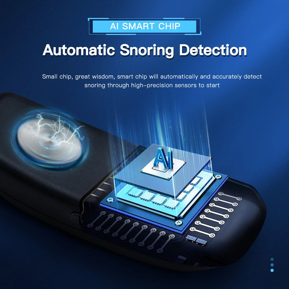 EMS Pulse Anti-Snoring Device – USB Smart Sleep Aid Anti-Snoring Device HIP