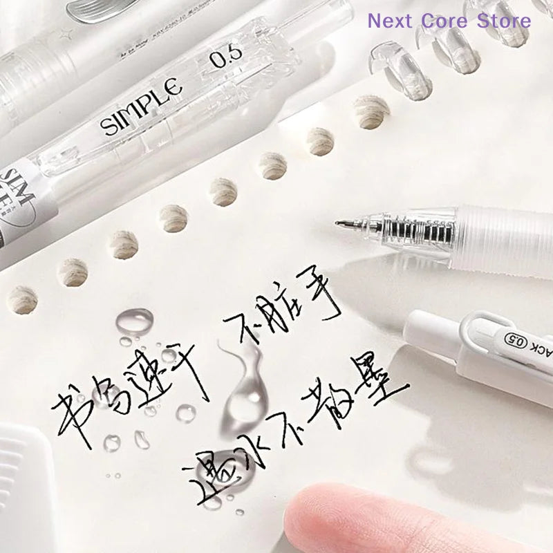 5-Piece Quick-Dry Gel Pen Set – Smooth Student & Office Pens Gel Pen Set HIP