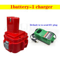 Makita 12V 4800mAh Ni-MH Replacement Power Tool Battery Pack Power Tool Battery HIP 1 battery-1 charger China Mainland