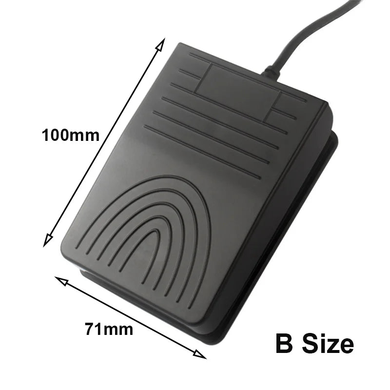 USB Foot Pedal Control Switch – Programmable Keyboard Adapter USB Foot Pedal Switch HIP B Size