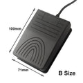 USB Foot Pedal Control Switch – Programmable Keyboard Adapter USB Foot Pedal Switch HIP B Size