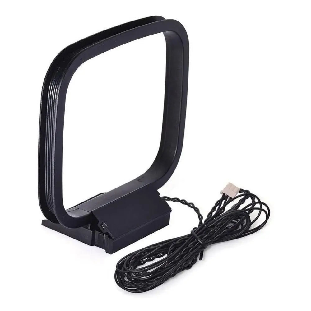 3-Pin AM/FM Loop Antenna – High Gain Low Noise | 75 Ohm FM Radio Antenna HIP