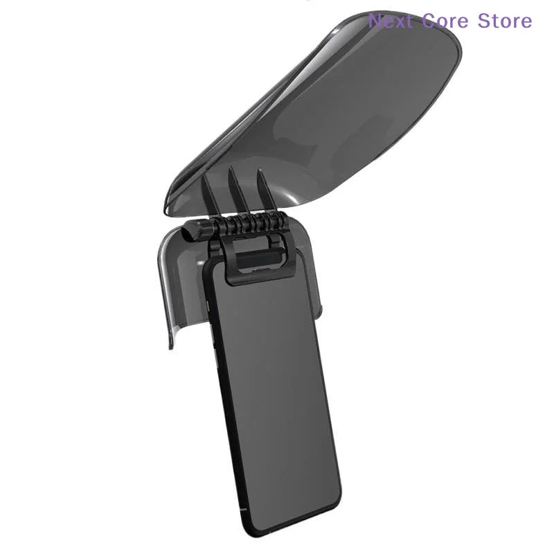 Motorcycle Phone Mount Sun Shade Visor – UV & Rain Guard Phone Mount Visor HIP