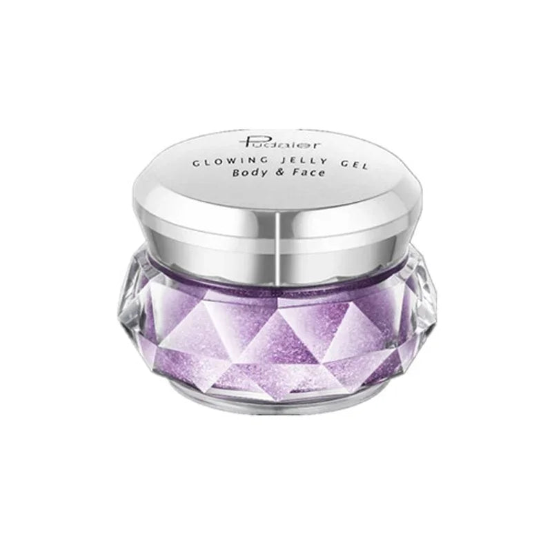 Face Highlighter Jelly Gel Eyeshadow Glow Body Glitter Festival Makeup iluminador Gold Liquid Highlighter Pink Bronzer HIP 07