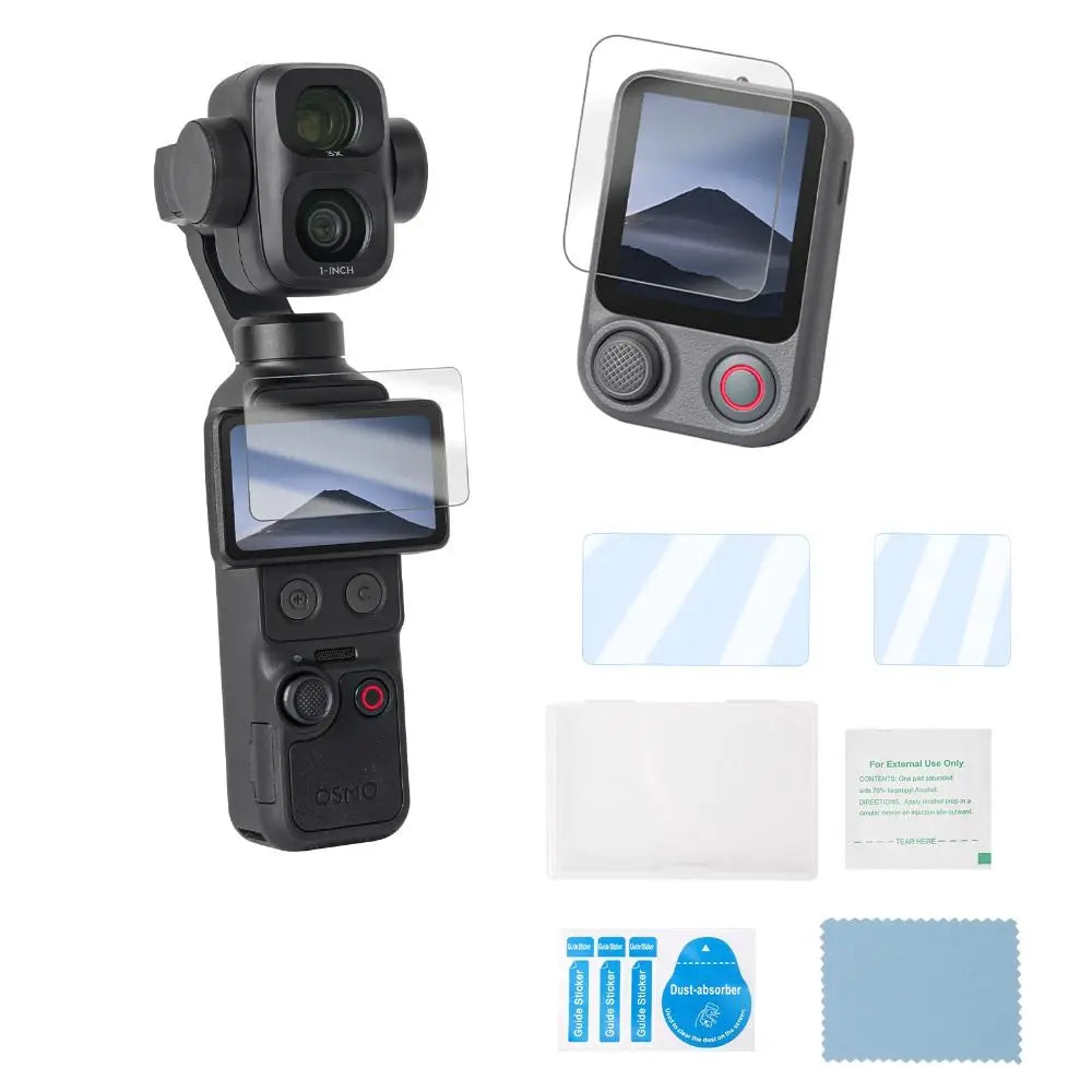 9H Tempered Glass Screen Protector for DJI Osmo Pocket 4P/4/3 Camera Screen Protector HIP