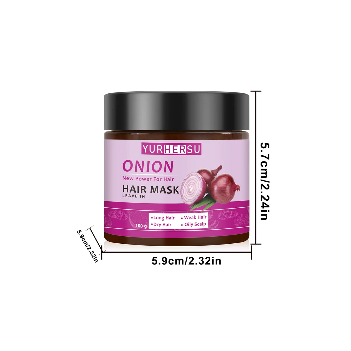 Onion Essence No-Rinse Hair Mask – Deep Nourishing | YURHERSU Leave-In Hair Mask HIP