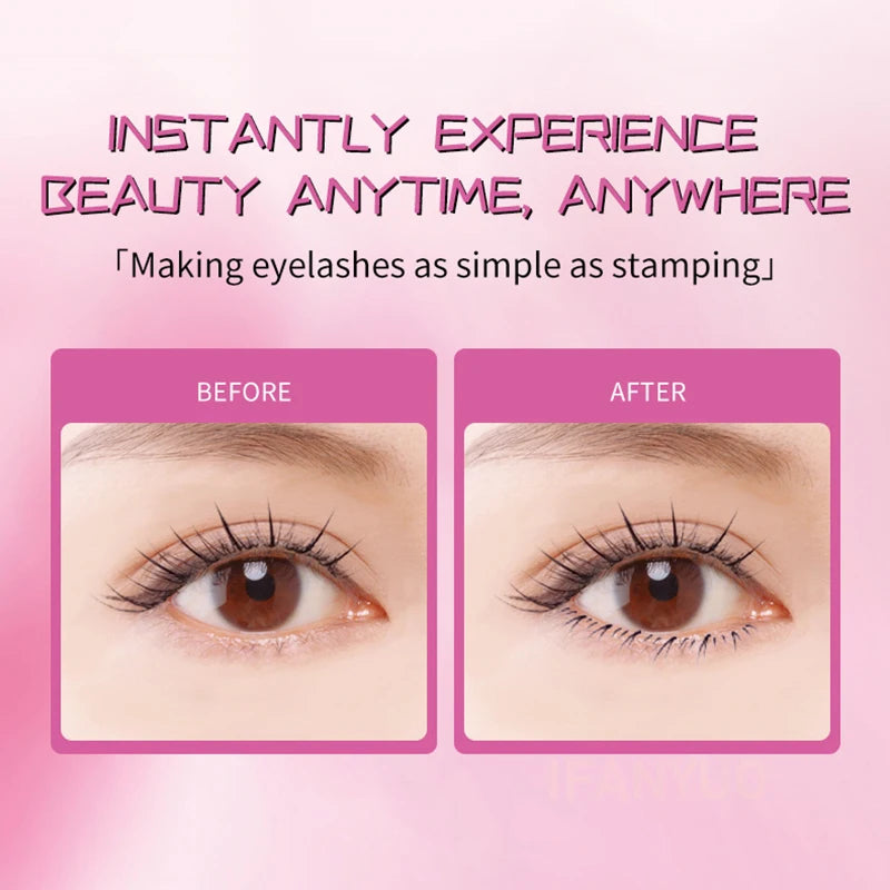 Lower Eyelash Stamp European Cat Eye Make Up Natural False Lash Line Stamping Aid Tools One Stamp Molding Silicone Eyeliner Seal HIP