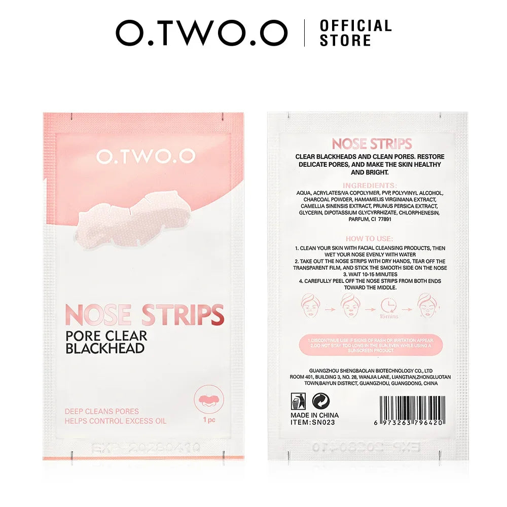 O.TWO.O Blackhead Remover Nose Strips – Deep Pore Cleanse Blackhead Nose Strips HIP