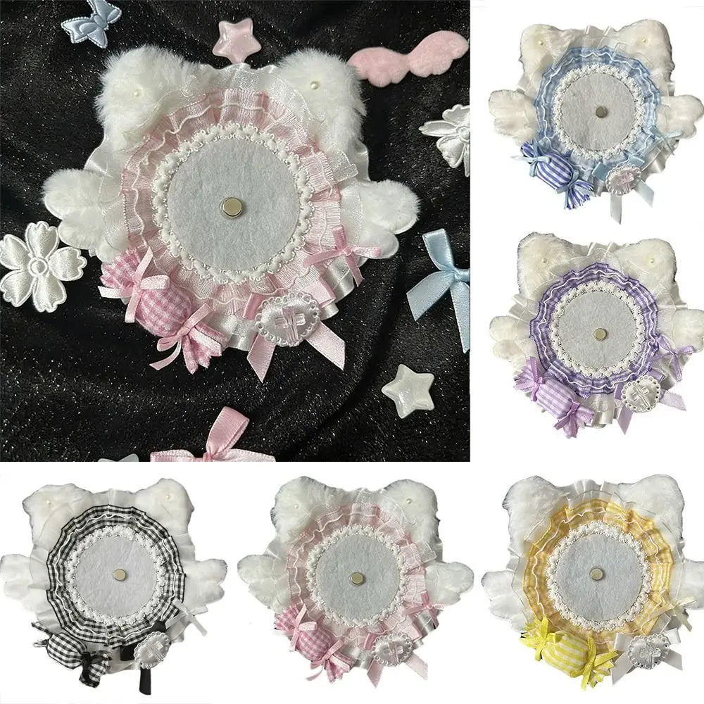 Lace Badge Holder – Cat Ear Flower Wings Itabag Decor Badge Display Base HIP