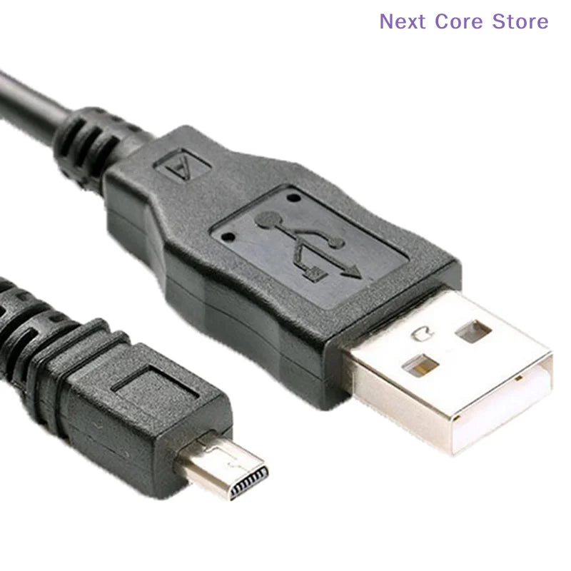 8-Pin USB Camera Data Transfer Cable 150cm – Multi-Brand Camera USB Cable HIP