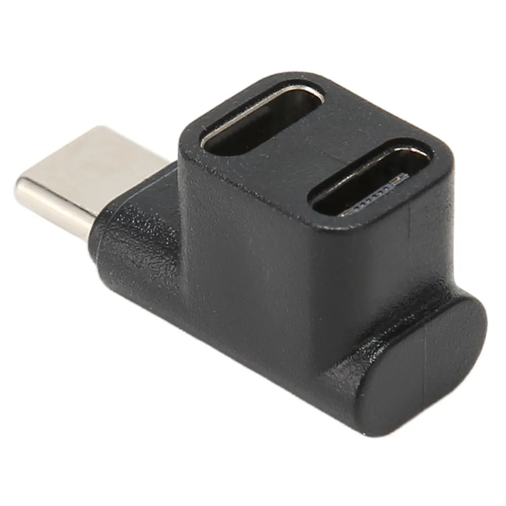 2-Pack 90° USB-C Adapter 10Gbps 100W 4K@60Hz Right Angle USB-C Adapter HIP