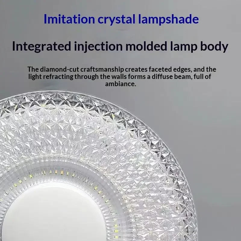 E27 LED Crystal UFO Ceiling Bulb – 40W–100W Natural White LED Light Bulb HIP