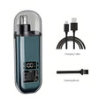 2-in-1 Rechargeable Electric Nose & Ear Hair Trimmer – Unisex Nose & Ear Trimmer HIP green