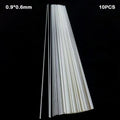 10-Pack Glass Fiber Drift Tail Fishing Float Tops – 9 Sizes Fishing Float Top HIP 0.9-0.6mm
