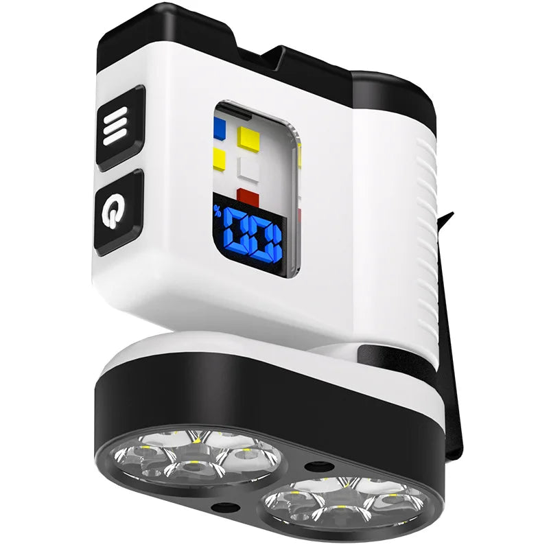 ESMARTER 10-LED USB Rechargeable Magnetic Work Flashlight Rechargeable Flashlight HIP