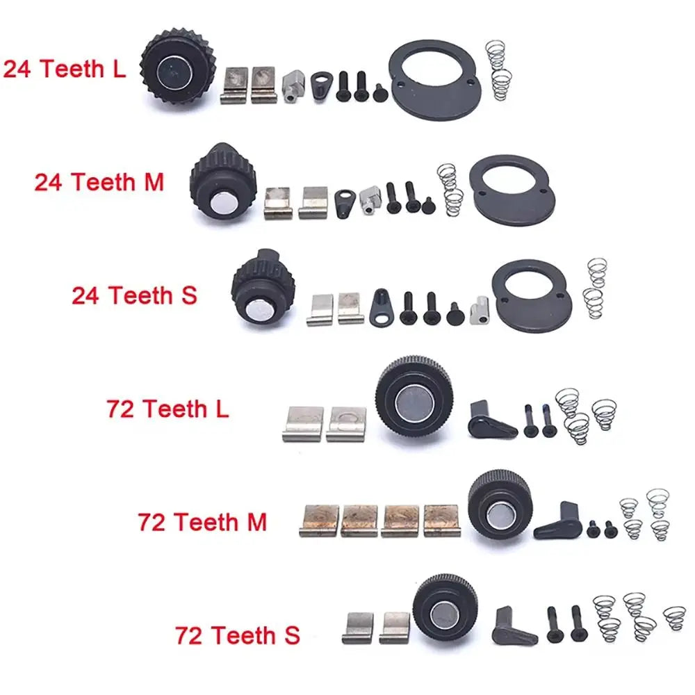 Ratchet Wrench Repair Kit – 1/4" 3/8" 1/2" Spare Parts 11pc Ratchet Repair Kit HIP